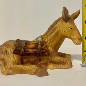 Faithful Donkey from Thomas Kinkade’s Nativity collection Hawthorne Village 2003